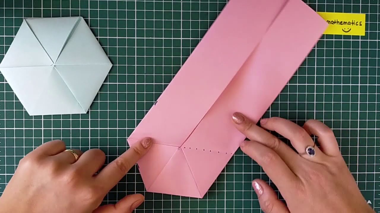 Origami ile Düzgün Altıgen Yapımı ( How to make a easy origami hexagon ?)