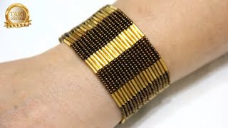 Takı Tasarım-Nefertiti Bileklik Nasıl Yapılır-HOW TO MAKE BRACELET-JEWELRY DESİGN-TUTORIAL-DIY