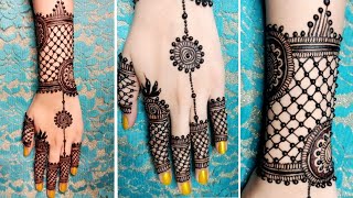 EASY AND SIMPLY BEAUTIFUL MEHNDI DESIGN 2022/EASY AND SIMPLE HENNA MEHNDI DESIGN BY #habibascreation screenshot 4