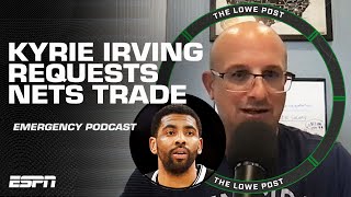 Emergency Pod: Kyrie Irving WANTS OUT! Bobby Marks reacts, Lakers' options \& more! | The Lowe Post