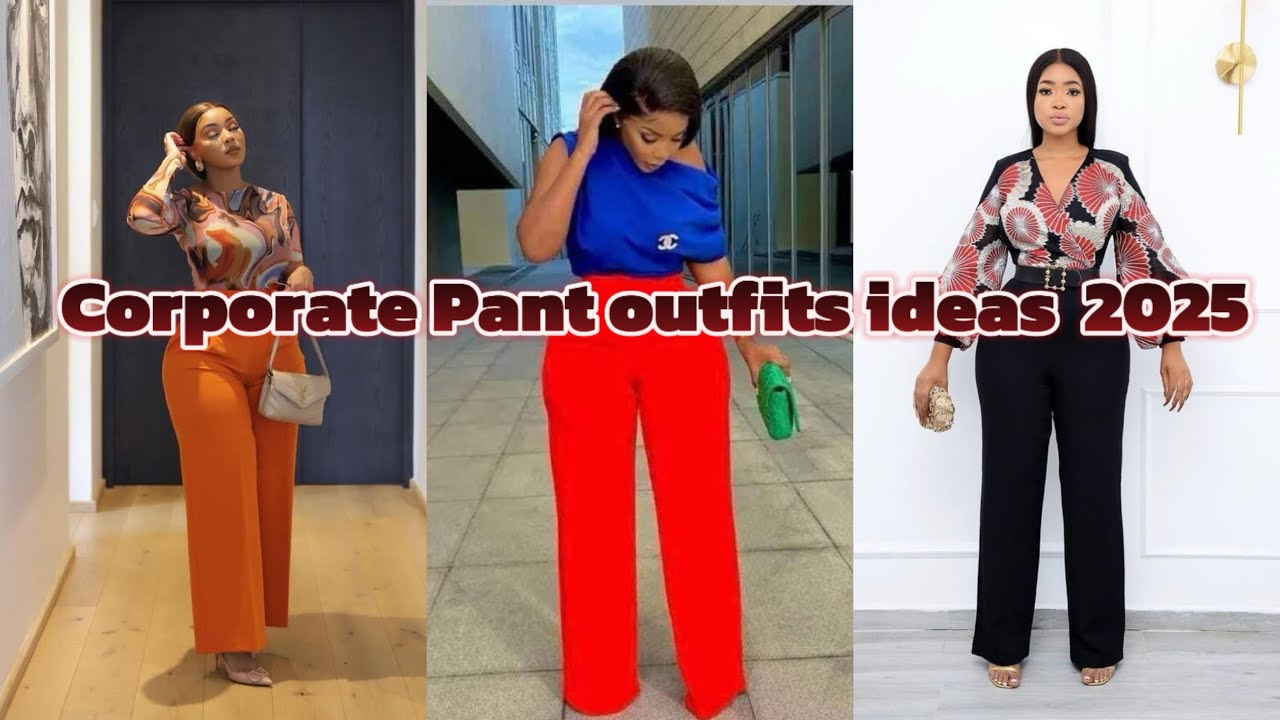 Corporate pants outfits ideas for ladies 2025|office wears for ladies|corporate wears|palazzo pants
