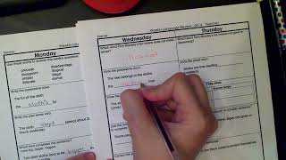 Weekly Language Review Q1:4 Wednesday