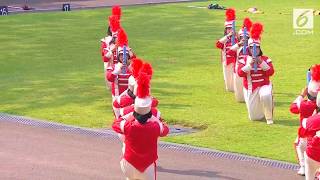 Marching Band Gita Bahana Smepsa SMP N 1 SEMARANG - 17 Agustus 2018 HUT RI-73 - ISTANA MERDEKA