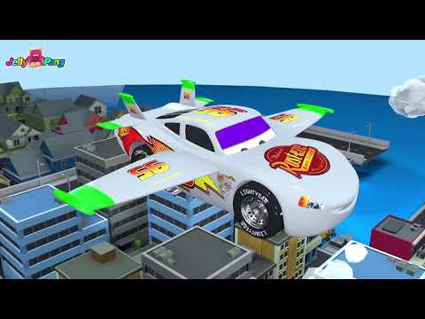 გასართობი ვიდეო ბავშვების გასართობად/learning colors for fun lighting mcqueen