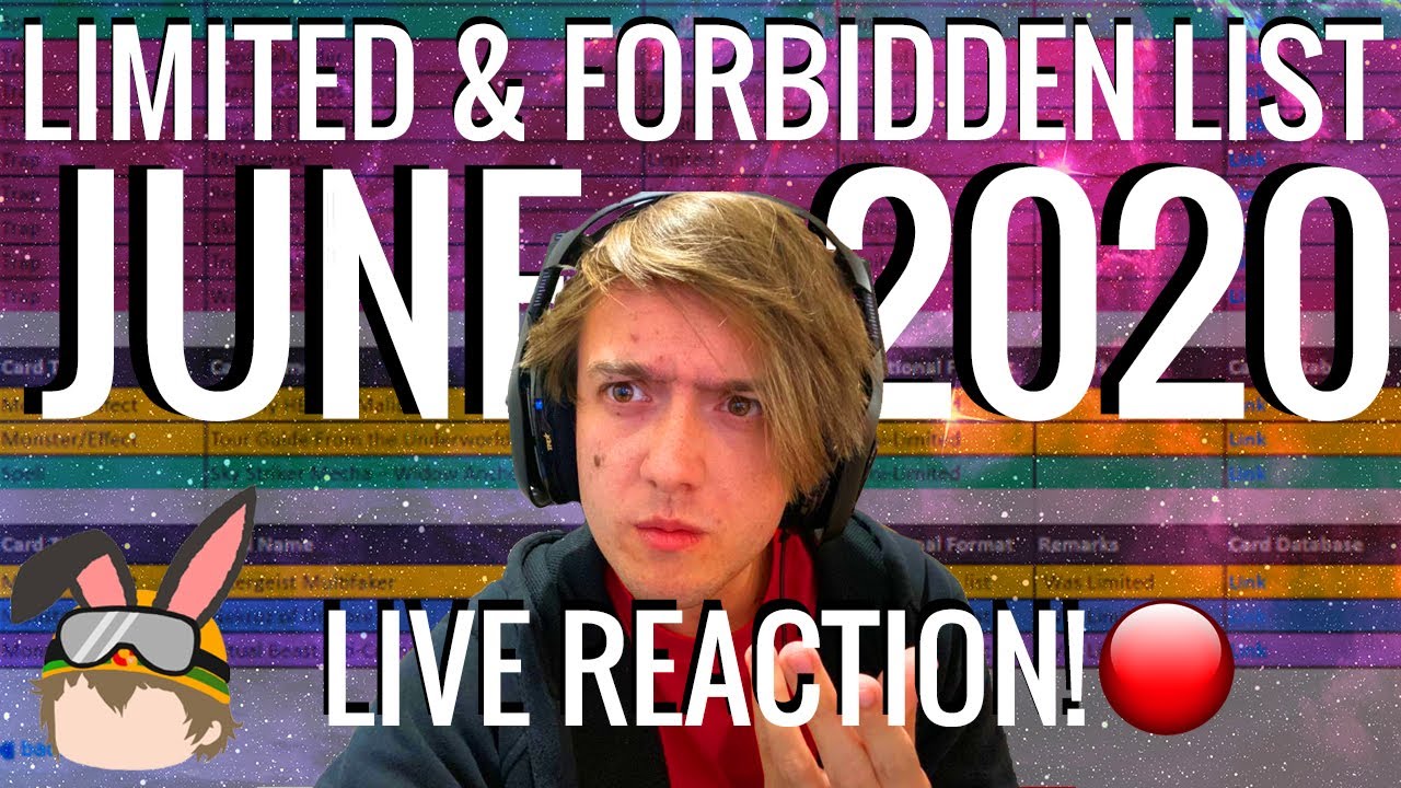 Yu-Gi-Oh! JUNE 2020 BAN LIST REVIEW [LIMITED & FORBIDDEN LIST]