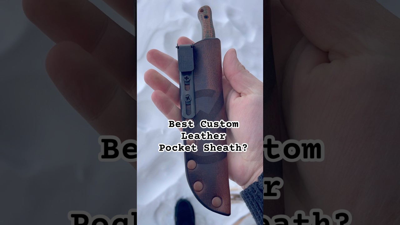 Лучшие кожаные карманные ножны? Ножны Spirit of the Bear Custom Jackalope!