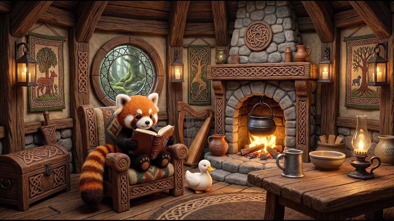 🍺 Medieval Tavern Live | Cozy Celtic Music, Lute & Fiddle | Relax, Study, RPG Ambience