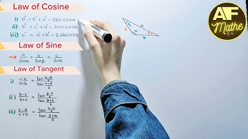 Law of cosine and sine law of tangent mcqs tricks Lec#28 #ppsc #fpsc #nts #maths #Ms #PhD