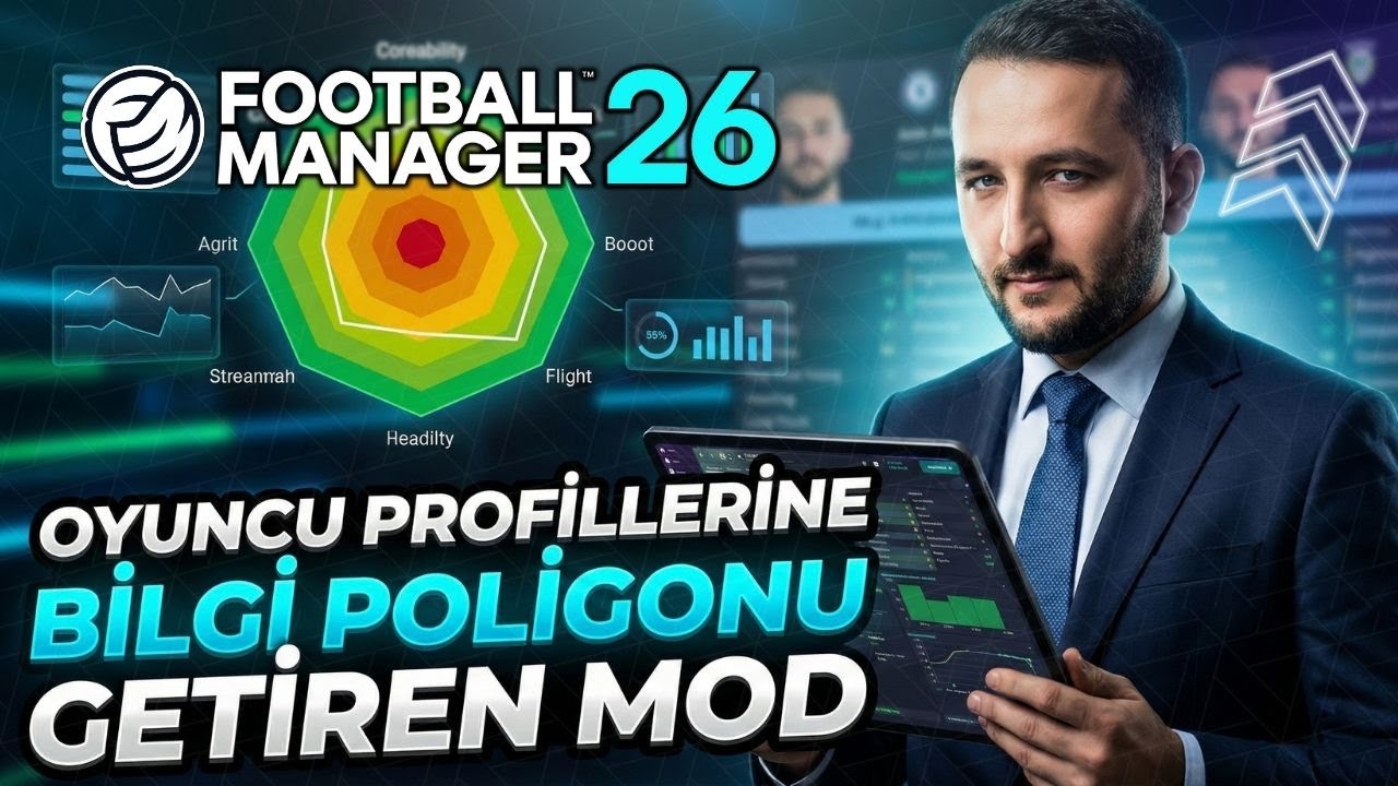 Oyuncu Profillerine Poligon Bilgi Ağını Getiren Mod! | Football Manager 26