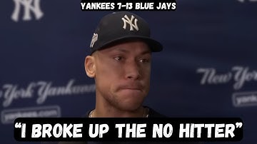 Aaron Judge PROMISES SWEEP after BLOWOUT loss - Post Game Interview - Yankees vs Blue Jays - Game 2