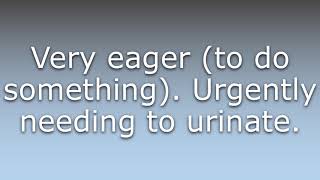 What does Bursting mean