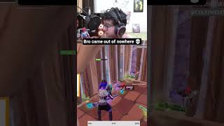 bro came out of nowhere 💀 #shorts #fortniteshorts #fyp