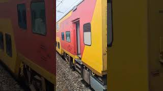 Lalbagh Express & Chennai Bengaluru Double Decker Train Crossing | Indian Railways | IQ SOFT MEDIA screenshot 5