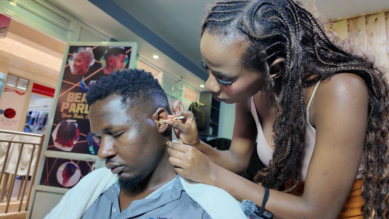 ASMR: Kenya's MOST EXQUISITE Barbershop Experience | Complete Body & Head Massage