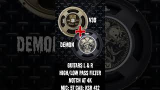 Celestion UK V-30 vs Hesu Demon #V30 #HesuDemon #Speaker #comparison