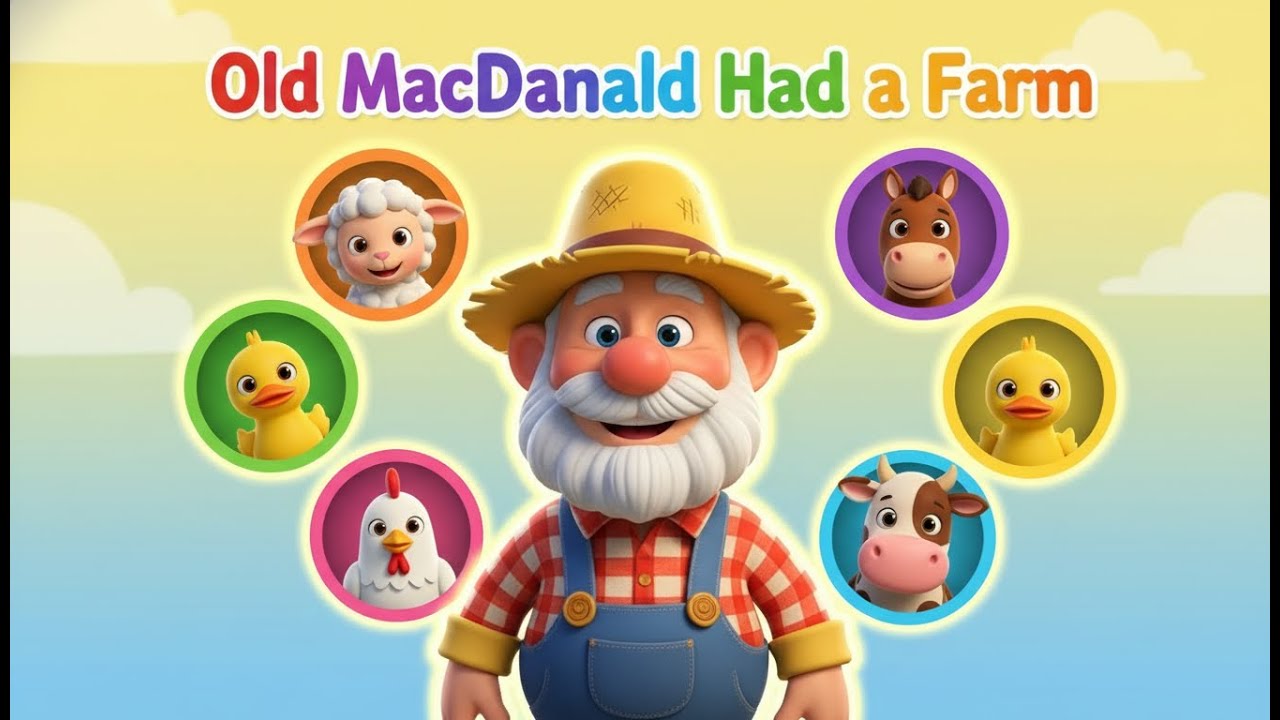 Old MacDonald Had a Farm Song | Fun Farm Adventure for Kids