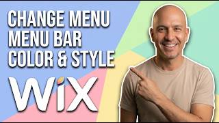 How To Change Color And Style Of Menu Bar In Wix (Step by Step Guide)