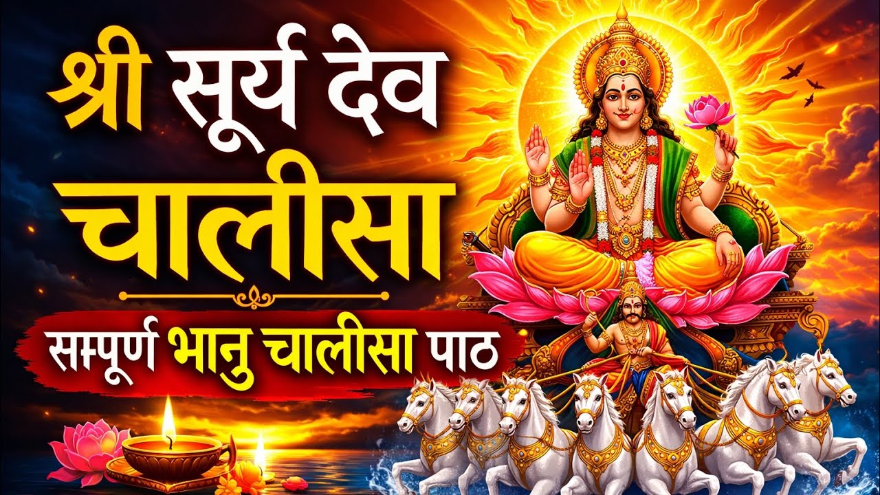 श्री सूर्य देव चालीसा | Bhanu Chalisa Full Path | सम्पूर्ण भानु चालीसा पाठ | Surya Dev Chalisa