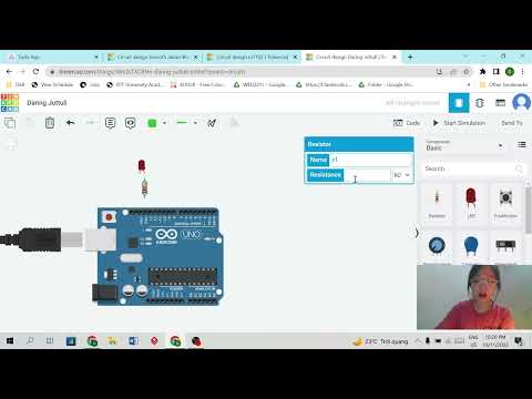 ( IOT102 - HE161804 - SE1643 -  Đặng Thuỳ Trang ) Review tinkercad and demo ledBLink - 10/11/2022