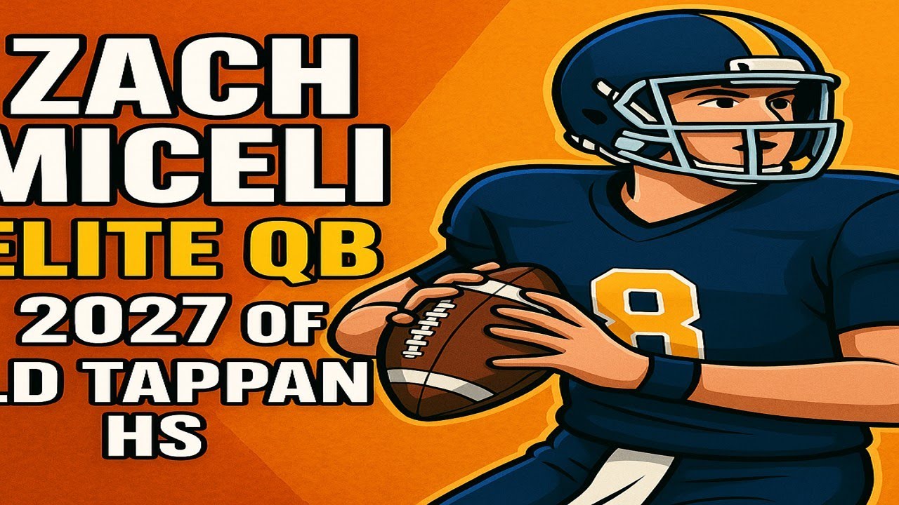 Зак Мичели, элитный квотербек 2027 года в школе Old Tappan HS | Тренер Шуман