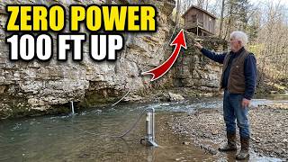 The $45 Plumbing Pipe Ram Pump: Pumping Water 100 Feet Uphill with Zero Power