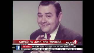 Jonathan Winters:  News Report of His Death - April 11, 2013
