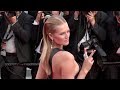 Models Izabel Goulart and Toni Garrn on the red carpet in Cannes