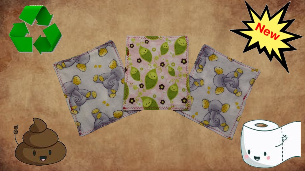 How To Sew Reusable Toilet Tissue A.K.A Family Cloth YouTube