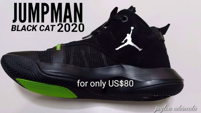jordan jumpman black cat