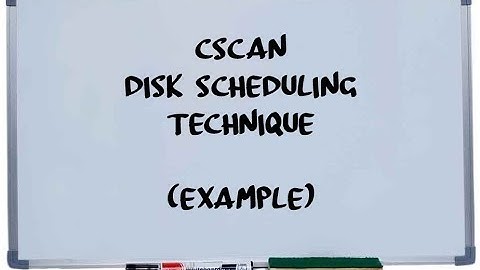 CIRCULAR SCAN(CSCAN) || Disk Scheduling Technique || OS