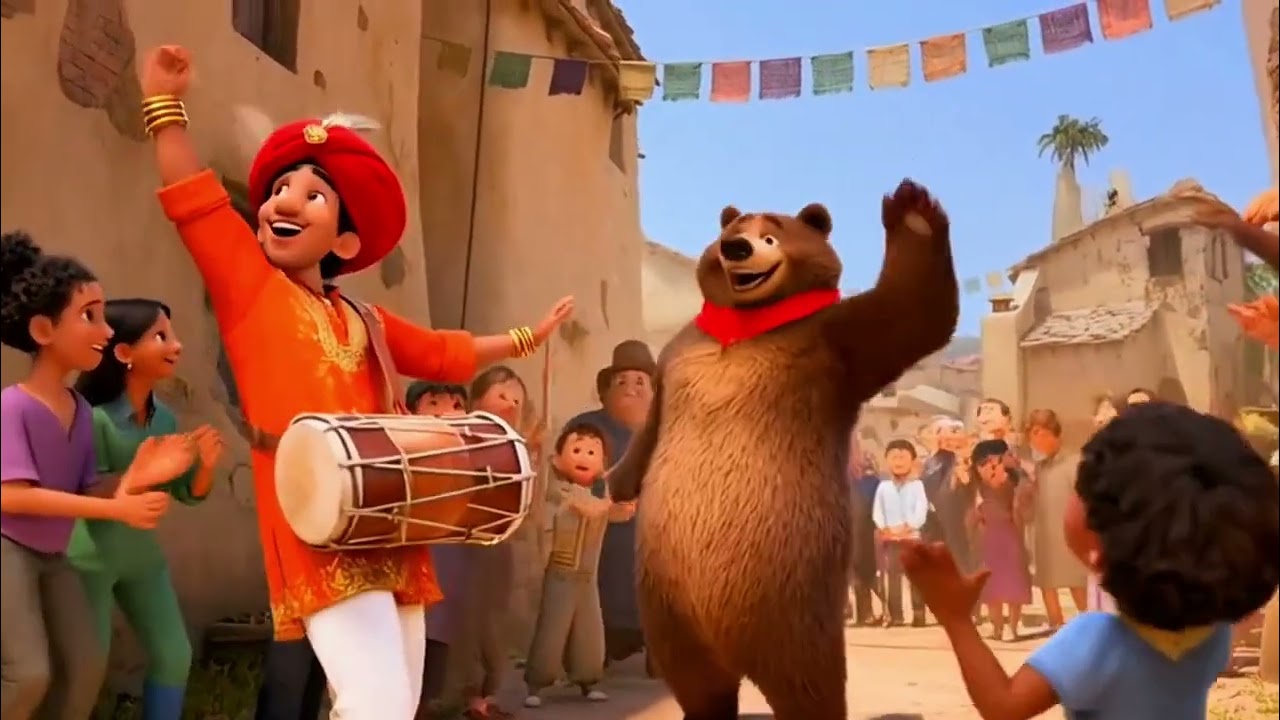 Kalu Madari Aaya | Village Carnival Beats | Dancing Bear & Village Kids Dance Song | Hindi Poem