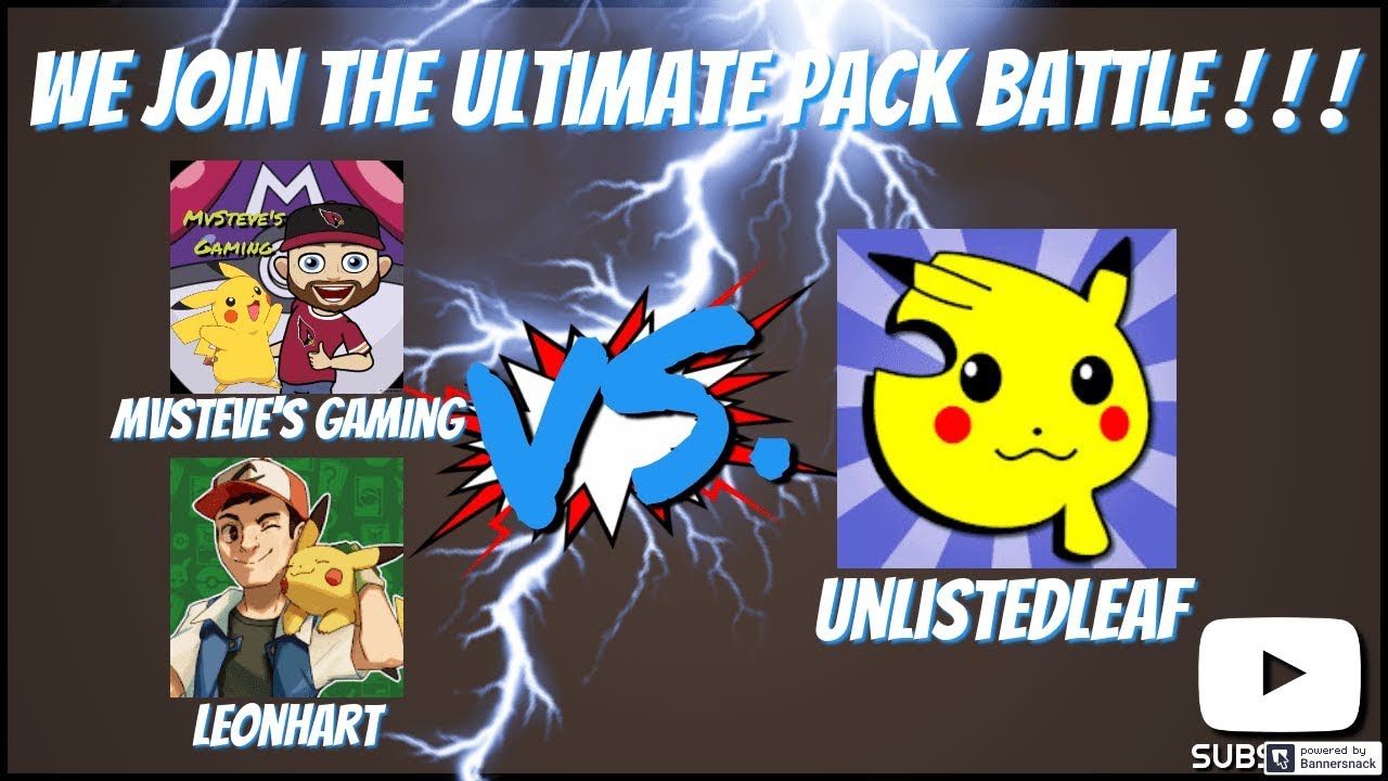 LeonHart X UnlistedLeaf X MvSteve's Gaming VS. THE WORLD 10x TEAM UP - THE ULTIMATE PACK BATTLE!