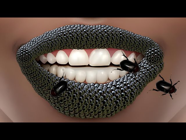ASMR treatments Lips Dongla 😭 while Trick -Larva Infacted| ASMR ANIMATION Treatments| @filmiASMR