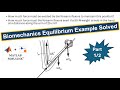 Biomechanics Made Simple: Solving Forearm Torque & Muscle Force Problem: Step-by-Step Tutorial (1/2) thumbnail