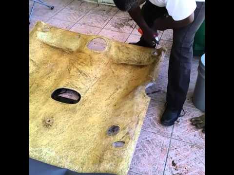 How to remove and replace headliner on a dodge caravan Part 2