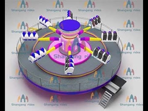 La atracción juego mecanico saltamontes super rana desde Shangang rides