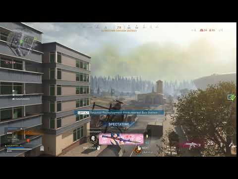Call of Duty  Modern Warfare WarZone parachute to helicopter fail