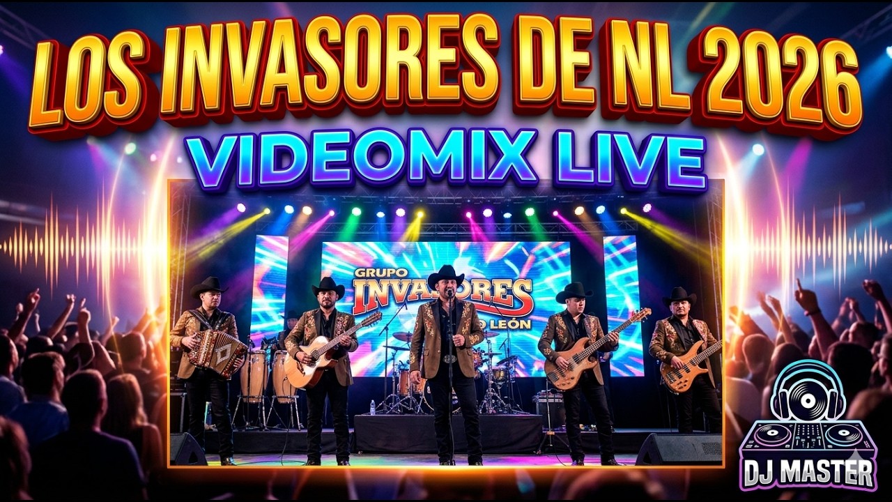 INVASORES DE NUEVO LEON VIDEOMIX LIVE / DJ MASTER PUROS EXITOS EN VIDEO ...