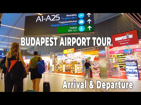 Budapest, 헝가리 | BUD | 공항 둘러보기 4K