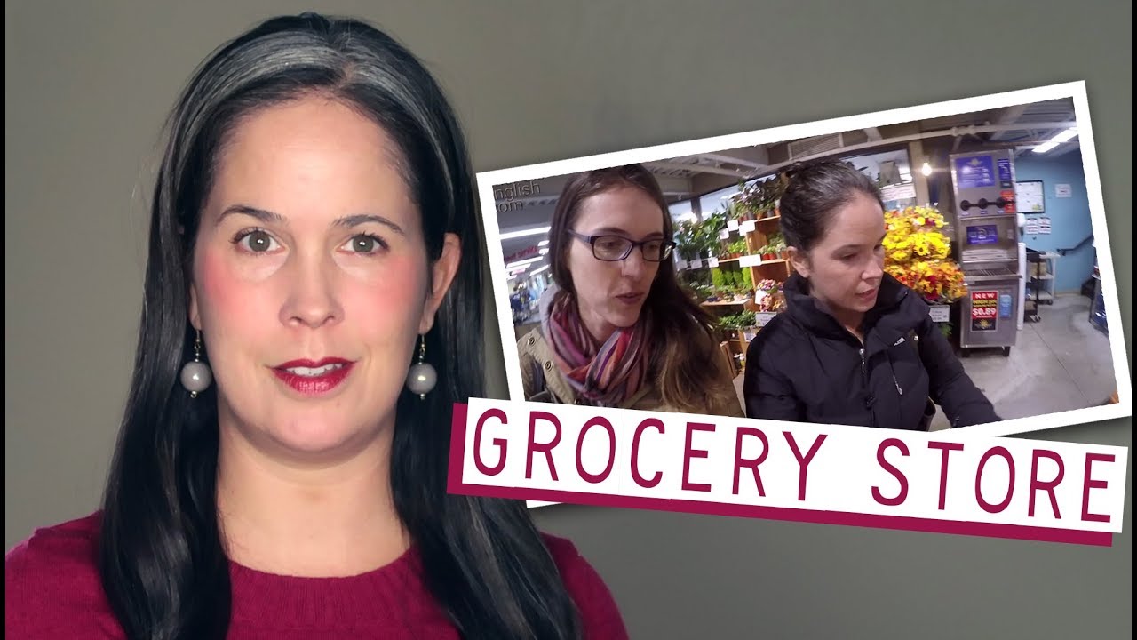 ENGLISH CONVERSATION – GROCERY STORE - YouTube