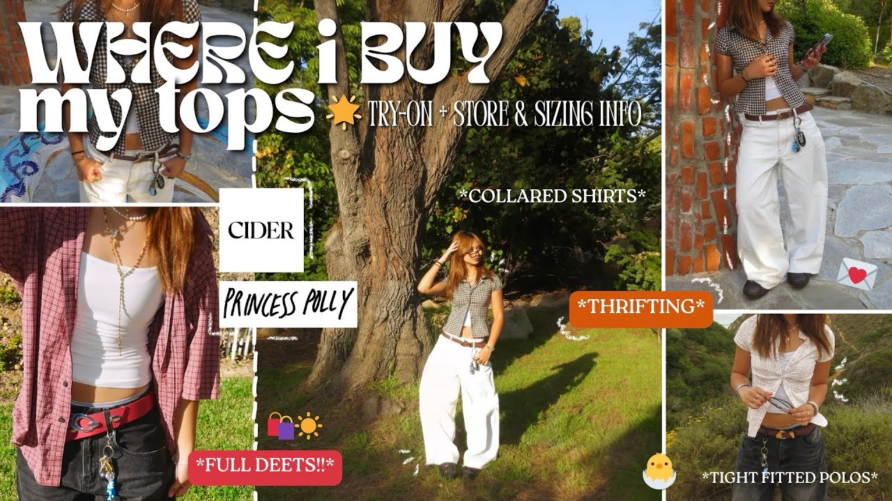 🌼 ГДЕ Я ПОКУПАЮ ТОПЫ — примерка + информация о размерах 🛍️ комиссионные вещи + избранные онлайн!
