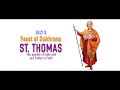 Dukhrana stthomas the apostle of india and our father in faith  2021