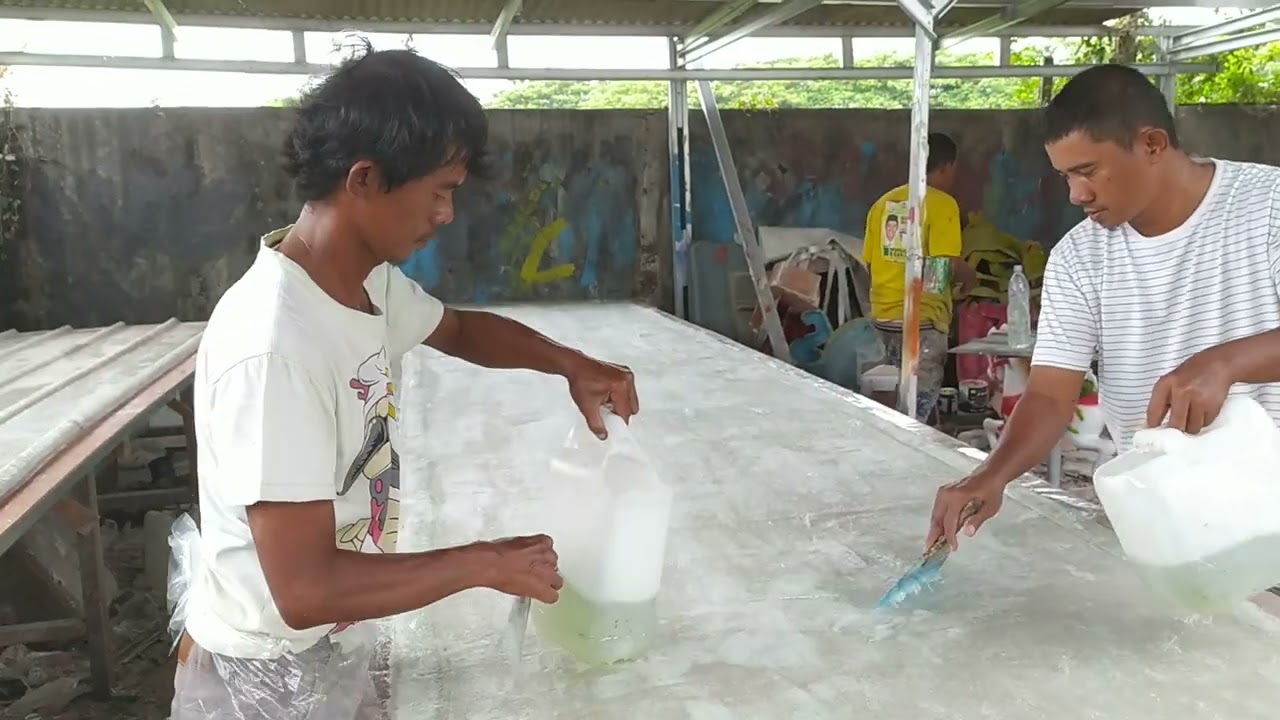 Pembuatan atap fiberglass custom