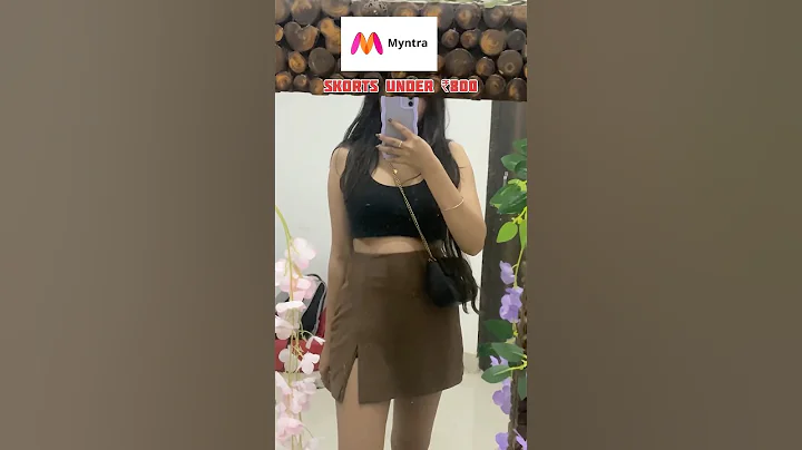 Skorts from myntra under 800😍#shorts #myntra #myntrahaul #skirts #youtubeshorts #skorts
