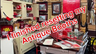 A hard 2 days But I finished resetting my Antique Booths // A no spend Day I`m on a roll 💵