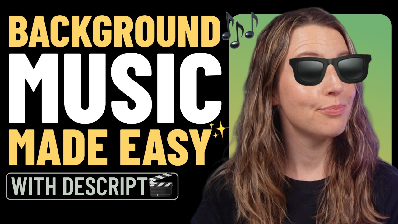How to Add Background Music in Seconds with Descript - YouTube