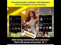 Harnaaz Sandhu reached 1.6M followers on her Instagram in just few days