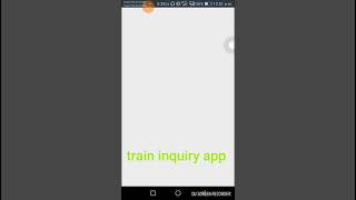 Indian railways inquiry app screenshot 1