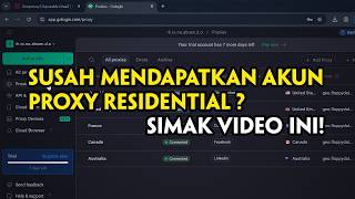 Kenapa susah mendapatkan akun proxy residential | Proxy Residential gratis di Gologin