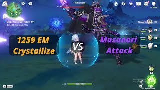 Genshin Impact Is It Worth to Build Over 1000 Em for Geo (Test Crystallize Thick Shield)